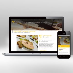 Site internet pour un traiteur